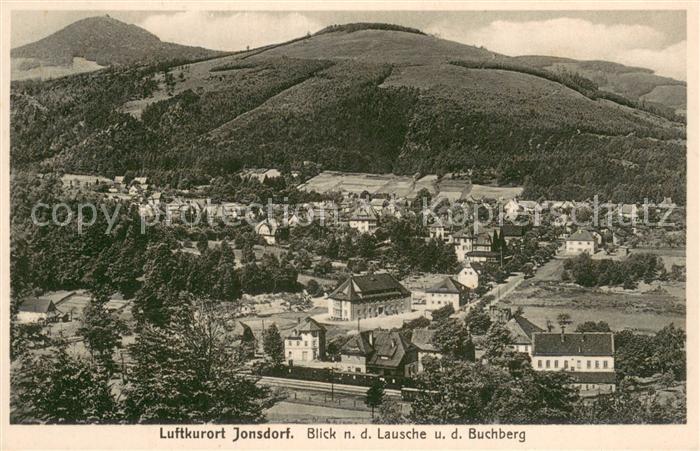 Jonsdorf Blick n. d. Lausche u. d. Buchberg