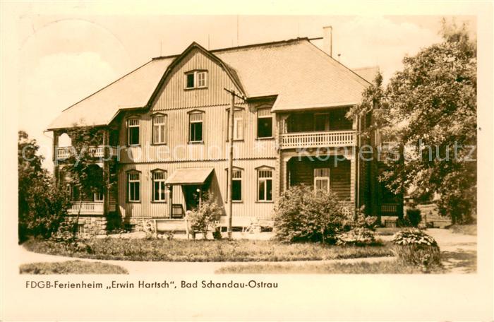 Ostrau Bad Schandau FDGB-Ferienheim Erwin Hartsch Aussenansicht