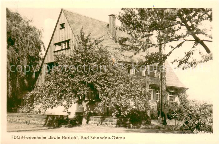 Ostrau Bad Schandau FDGB-Ferienheim Erwin Hartsch Aussenansicht