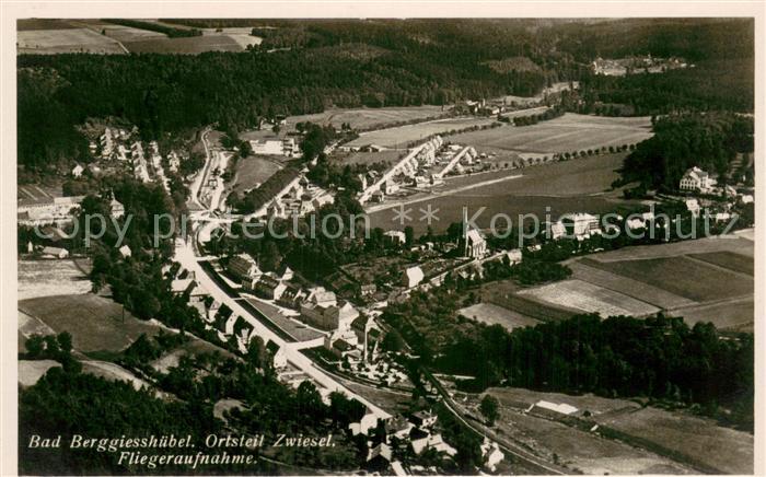 Bad Berggiesshuebel Fliegeraufnahme Gesamtansicht