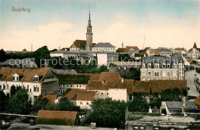 Radeberg Sachsen Teilansicht mit Dachgarten