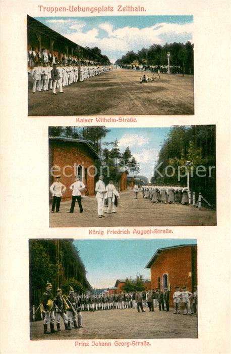 Zeithain Truppen-uebungsplatz Kaiser-Wilhelm-Strasse Koenig-Friedrich-August-Str