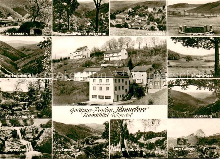 Ramschied Gasthaus-Pension Hannelore wispertal WeisensteinSauerbrunnen Hirschwie
