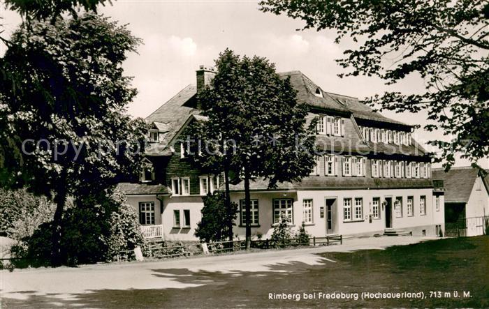 Rimberg Schmallenberg Hotel-Pension Knoche Aussenansicht