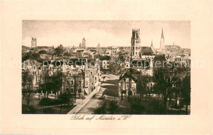 Muenster Westfalen Teilansicht