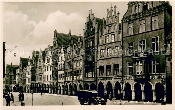 Muenster Westfalen Principalmarkt und Parfuemerie Monhof
