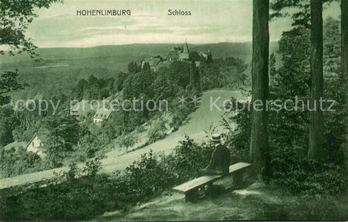 Hohenlimburg Schloss in der Ferne