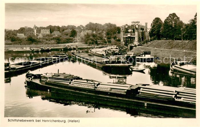 Henrichenburg Schiffshebewerk Partie am Hafen