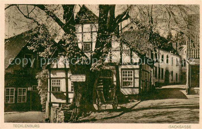 Tecklenburg Steinfurt NRW Sackgasse Fachwerkhaus