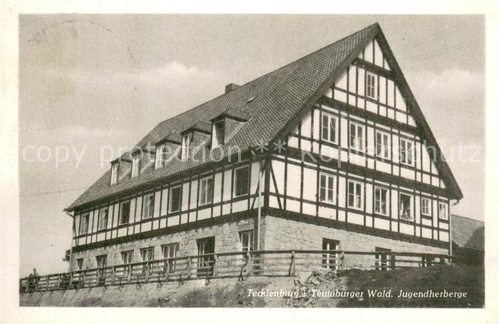 Tecklenburg Steinfurt NRW Jugendherberge Aussenansicht Fachwerkhaus