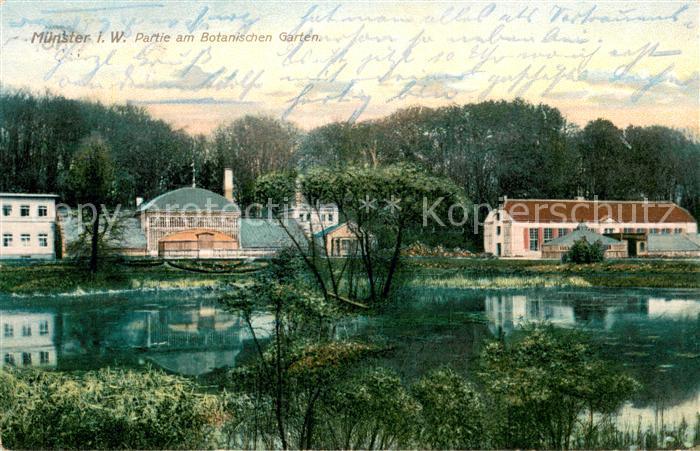 Muenster Westfalen Partie am Botanischen Garten