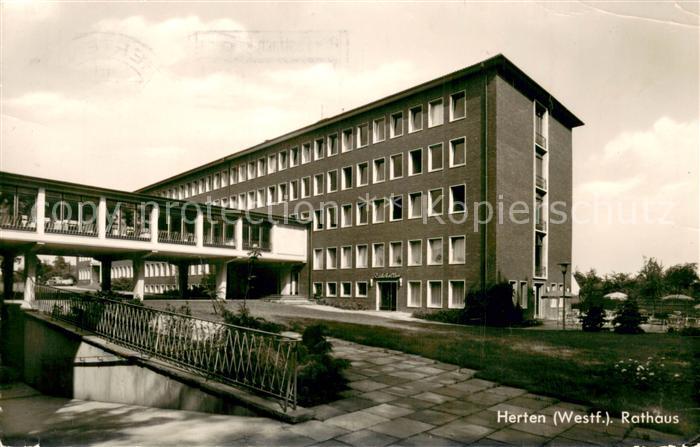 Herten Westfalen Rathaus Aussenansicht