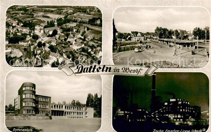 Datteln Fliegeraufnahme Gymnasium Zeche-Emscher-Lippe1/2