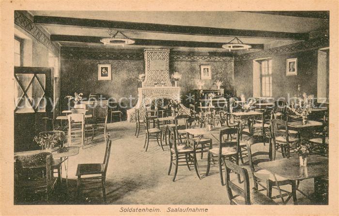 DORTMUND  CITY Soldatenheim Saalaufnahme Militaria