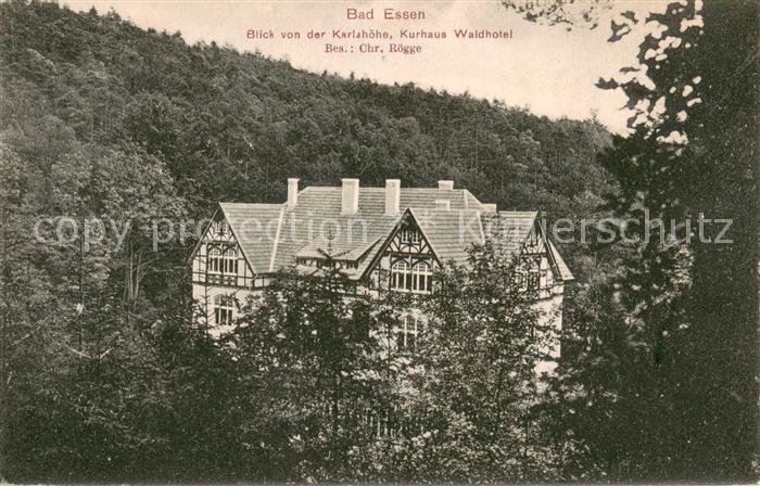 Bad Essen Kurhaus Waldhotel Aussenansicht