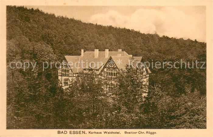 Bad Essen Kurhaus Waldhotel Aussenansicht