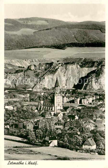 Letmathe Oestrich Teilansicht m. Steinbruch