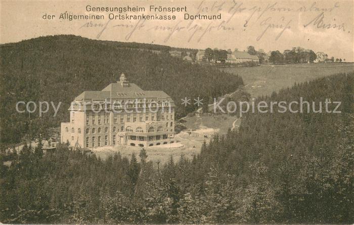 Bredenbruch Genesungsheim Froenspert Aussenansicht