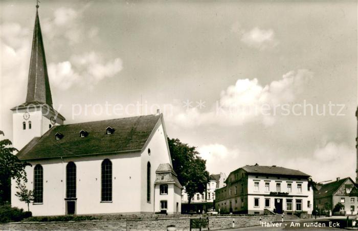 Halver Am runden Eck mit Kirche