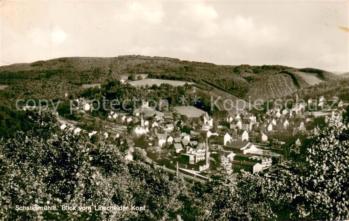 Schalksmuehle Gesamtansicht vom Linscheider Kopf