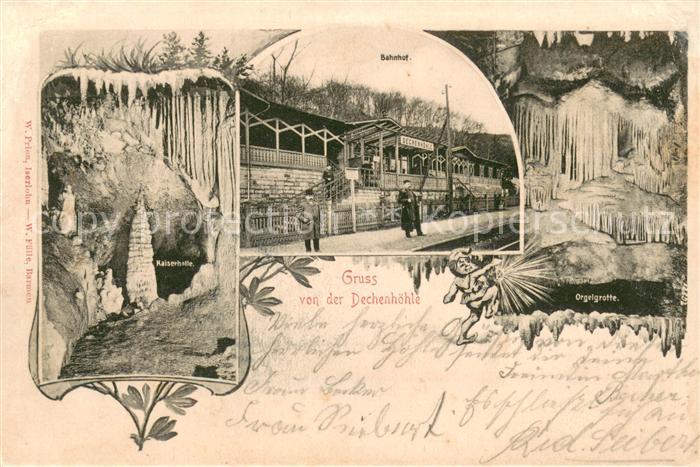 Gruene Iserlohn Dechenhoehle Tropfsteinhoehle Bahnhof