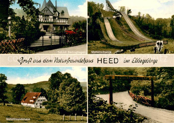 Heed Meinerzhagen Naturfreundehaus Mattenschanze Schloss Badinghagen