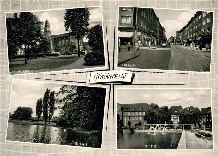 Gladbeck Hochstrasse Jovy-Platz Rathaus Nordpark
