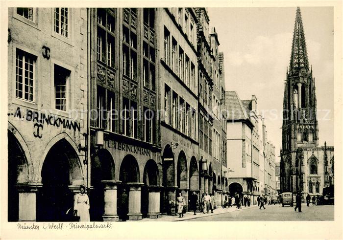 Muenster Westfalen Prinzipalmarkt
