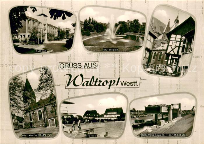 Waltrop Recklinghausen NRW Stutenteich Schiffshebewerk Henrichenburg Fraibad Par