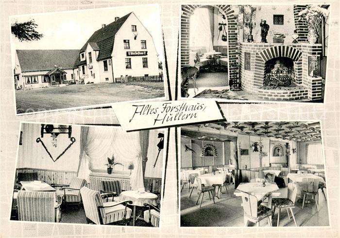 Hullern Gasthaus Altes Forsthaus Innen- und Aussenansicht
