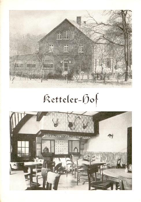 Lavesum Gasthaus Ketteler-Hof Innen und Aussen