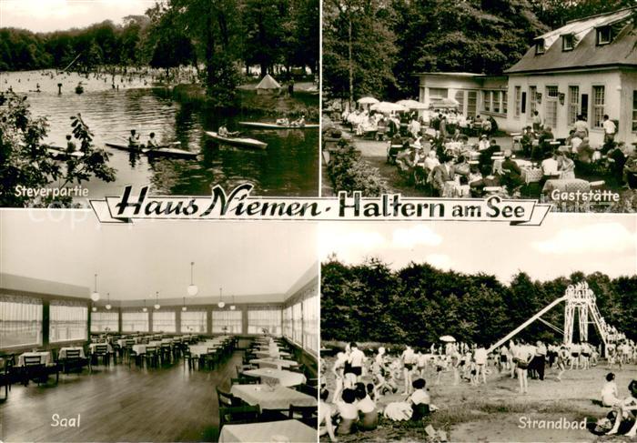 Haltern See Restaurant Haus Niemen Steverpartie saal Strandbad