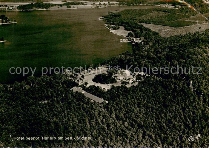 Haltern See Fliegeraufnahme Hotel Seehof am Sueduer