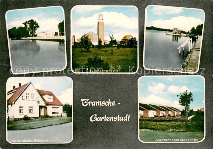 Bramsche Hase Gartenstadt Darnsee St. Johanneskirche Antenwohnheim Sonnennest  G