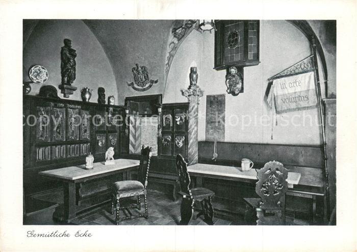 DORTMUND  CITY Grossstadt-Hotel Gebr. Mindermann Gemuetliche Ecke Innen