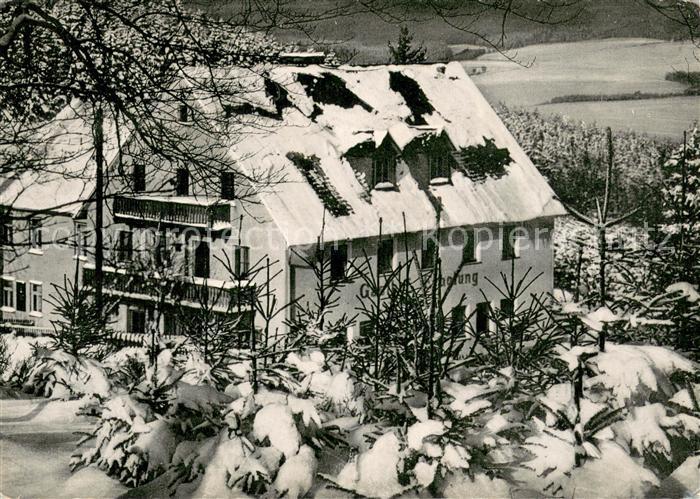 Berleburg Bad Gasthof-Pension Erholung im Schnee
