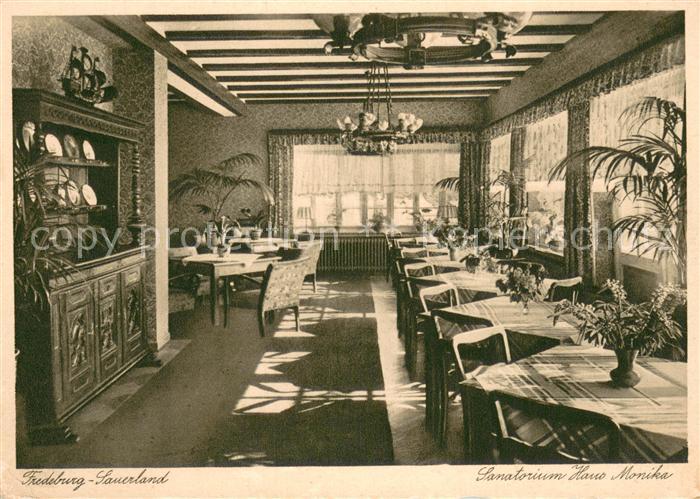Fredeburg Schmallenberg Sanatorium Haus Monika Innenansicht