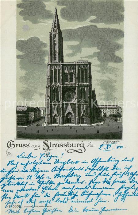 Strassburg Elsass Muenster