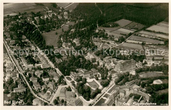 Bad Elster Fliegeraufnahme Teilansicht