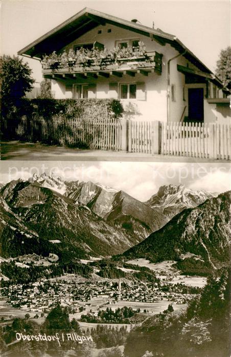 Oberstdorf Hotel-Pension Becker u. Gesamtansicht