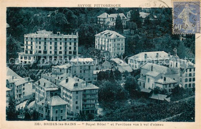 Brides-les-Bains Royal Hotel et Pavillons vus a vol d oiseau