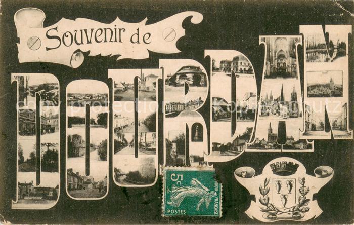 Dourdan 91 Grusskarte