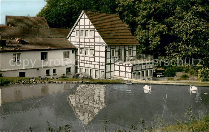 Hennef Sieg Hotel-Restaurant Winterscheider Muehle Fachwerkhaus