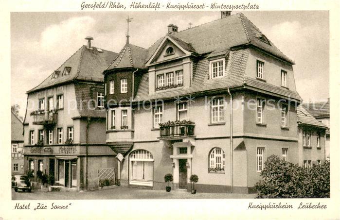 Gersfeld Rhoen Hotel Zur Sonne Aussenansicht