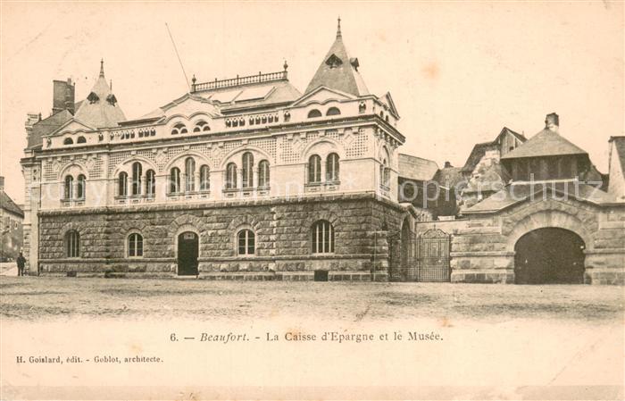 Beaufort-en-Vallee 49 La Caisse d Epargne et le Musee
