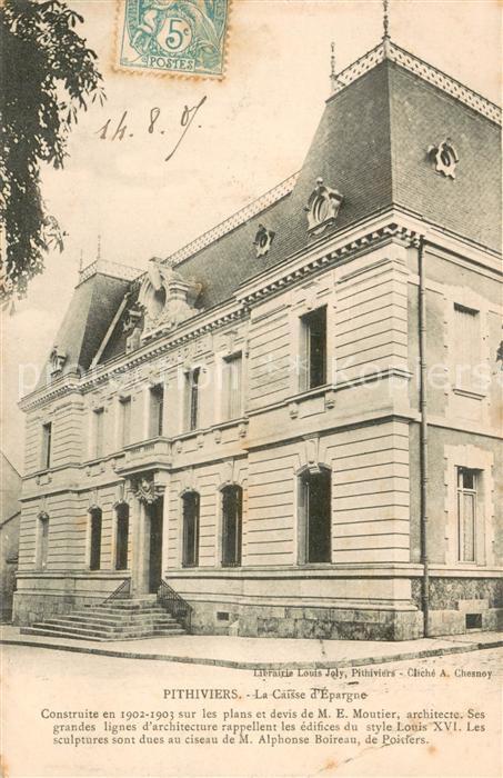 Pithiviers Loiret La Caisse d Epargne