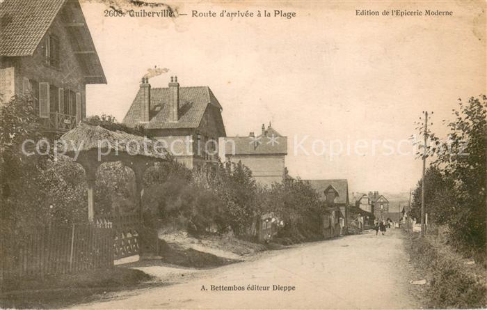 Quiberville 76 Route d arrivee a la Plage