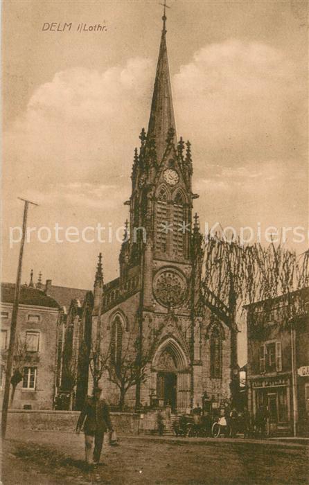 Delm 67 Alsace Kirchenansicht