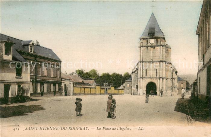 Saint-Etienne-du-Rouvray La Place de l Eglise