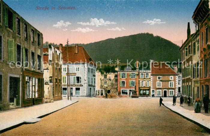 Senones Vosges Strassenansicht